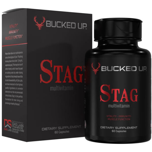 Bucked Up Stag Full Spectrum Multivitamin 60 Capsules - Image 3