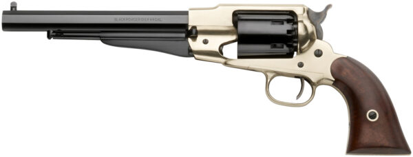 Pietta PF58BR448 1858 Army 44 Cal 8" 6rd Brass Frame, Blued & Octagon Barrel w/Walnut Grips
