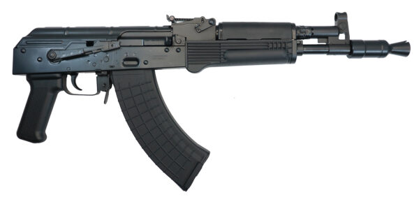 Pioneer Arms AK0031FTP Hellpup  7.62x39mm 30+1 11.73" Black Threaded Barrel, Polymer Handguard, Black Polymer Grip, Side Mounted Optics Rail