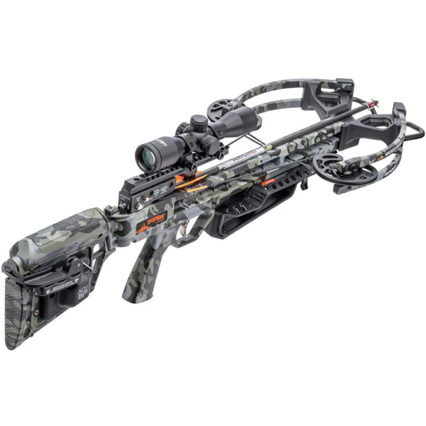 Wicked Ridge Invader M1 De-Cock Crossbow Package ACU50 Sled Pro View 400 Scope Peak Camo - Image 2