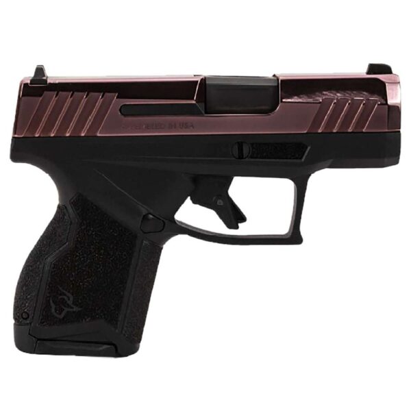 Taurus GX4 Handgun 9mm Luger 10rd Magazines (2) 3" Barrel Rose Gold Slide and Black