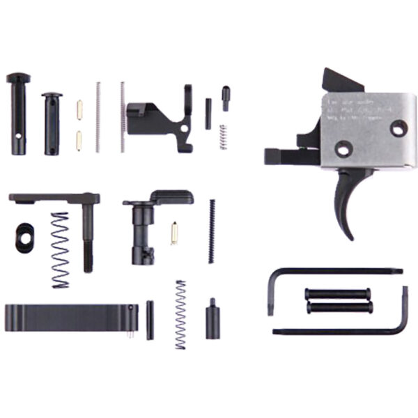 CMC Triggers AR15/AR10 Receiver Kit with Trigger Single Stage Curved 3-3.5 lb. Pull