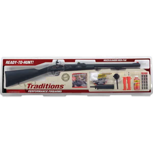 Traditions Deerhunter Redi-Pak .50 cal 24 in. Blue Synthetic Black