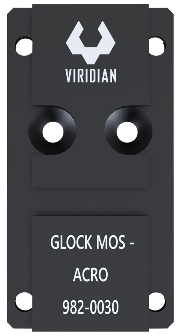 Viridian 9820030 RFX45 Glock MOS Mounting Adapter  Black Anodized