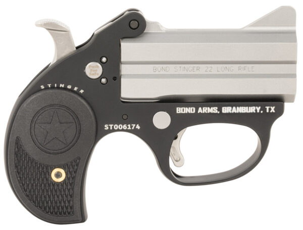 Bond Arms BASL Stinger 22 LR 2rd, 3" Double Stainless Steel Barrel