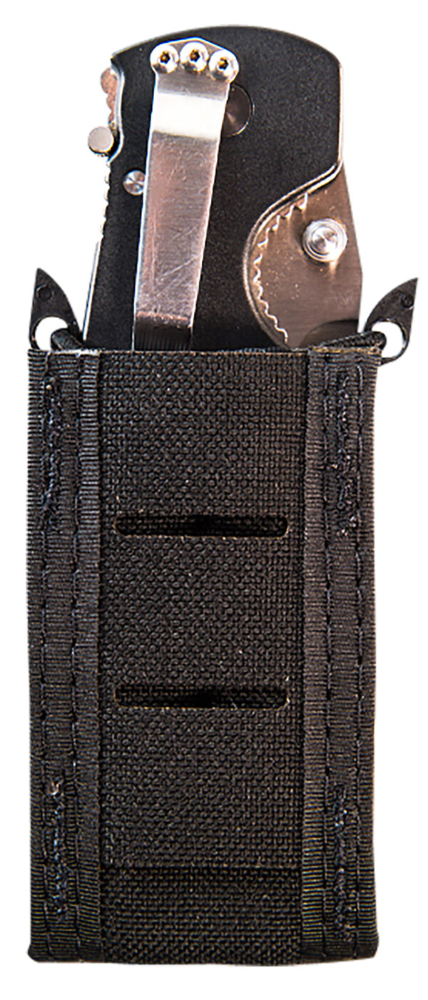 High Speed Gear 41PT00BK TACO Duty Single Pistol Mag, Black Nylon with MOLLE Exterior, Fits MOLLE & 2" Belt