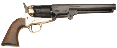 TRADITIONS BP REVOLVER 1851 - NAVY 36 CAL 7.375" BRASS/WAL