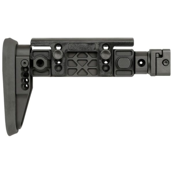 Midwest Industries Alpha Series Picatinny Folding Stock Black