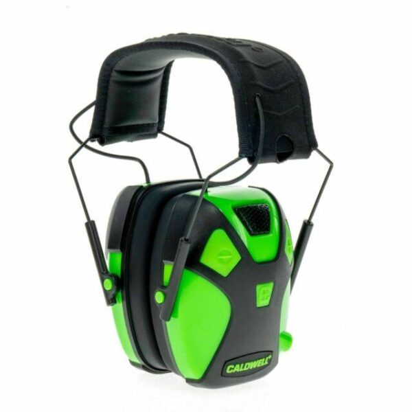Caldwell E-Max Youth Pro Earmuffs - Neon Green 23db NRR