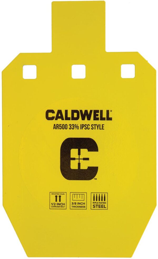 Caldwell AR500 33% IPSC Steel Target