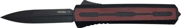 Zastava A7 OTF Knife - Serbian Red Wood | S35VN Dagger Blade