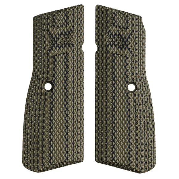 FN HIGH POWER G10 DIRTY OLIVE GRIPS