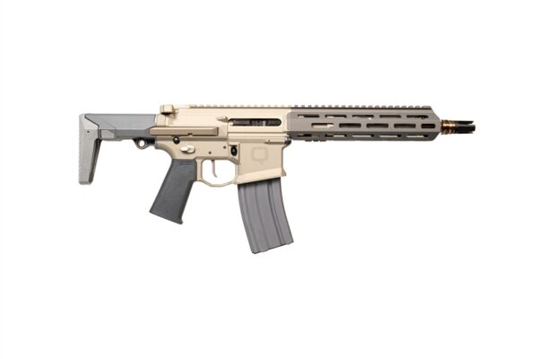 Q HONEY BADGER SBR 5.56 9.69" BLK/GRY 1-30RD MAGAZINE