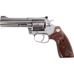 KING COBRA TRG 357MAG/38SPL 4.25''BBL WOOD GRIP SS