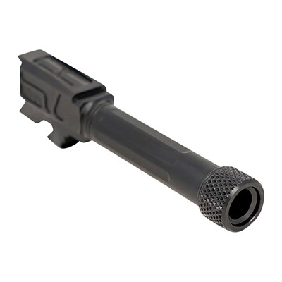 MATCH 9MM THREADED STRAIGHT BBL FOR GLOCK 43/43X BLACK
