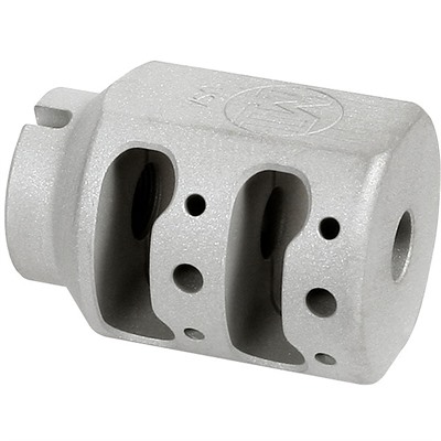 ALPHA TANK BRAKE - STAINLESS - 1/2X28-9MM