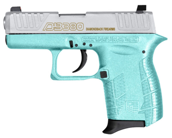 DB380 Gen IV 380ACP 6rd Nickel Slide, Mint