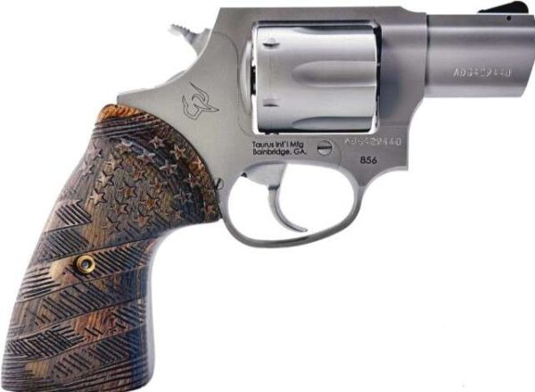 856 .38 Special 2" SS/Wd Engraved Grips 6-rd