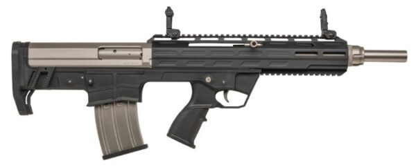 TBP 12M 12Ga 18.5" 3 FU Sights Blk/Nick 5rd