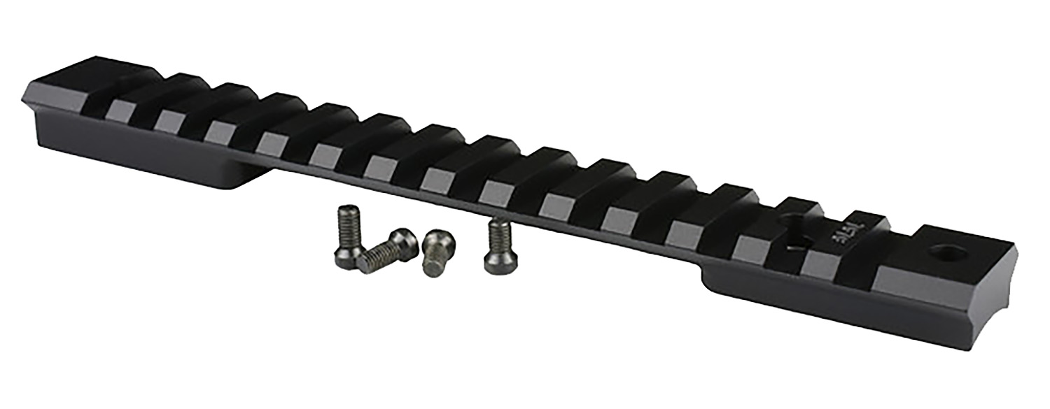 Warne 76T3M Mountain Tech Tactical Rail Black Anodized Aluminum Tikka  T3/T3X Rifle Short Action, 0 MOA