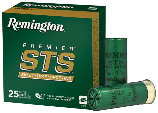 Remington Ammunition 20116 Premier STS  12 Gauge 2.75" 1 1/8 oz 9 Shot 25 Per Box/ 10 Cs
