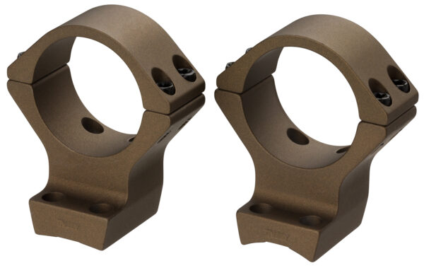 Browning 12535 X-Bolt Scope Mount System X-Lock Burnt Bronze Cerakote Aluminum 30mm Tube, Medium Rings