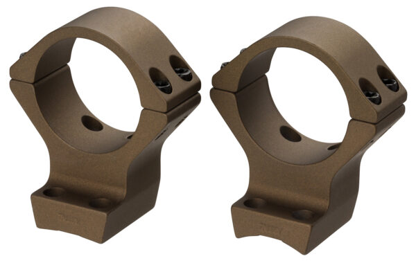 Browning 12542 X-Bolt Scope Mount System X-Lock Burnt Bronze Cerakote Aluminum 34mm Tube, High Rings