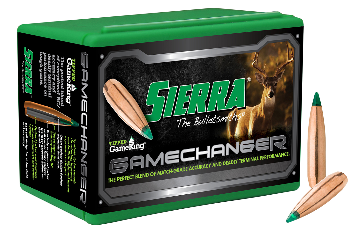 Sierra 4110 Tipped GameKing 6mm 100gr Tipped GameKing 100/Box