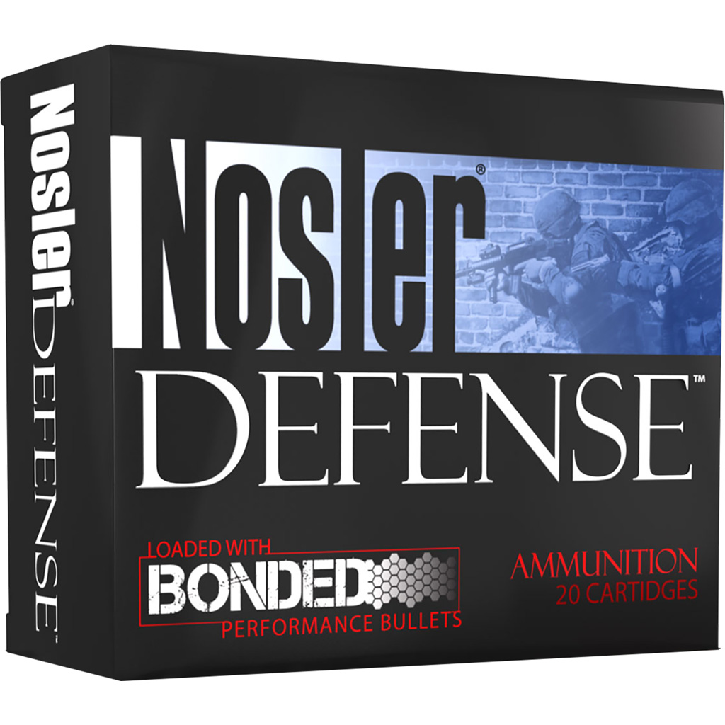 Nosler Defense Handgun Ammunition 10mm 200 gr. B JHP 20 rd.