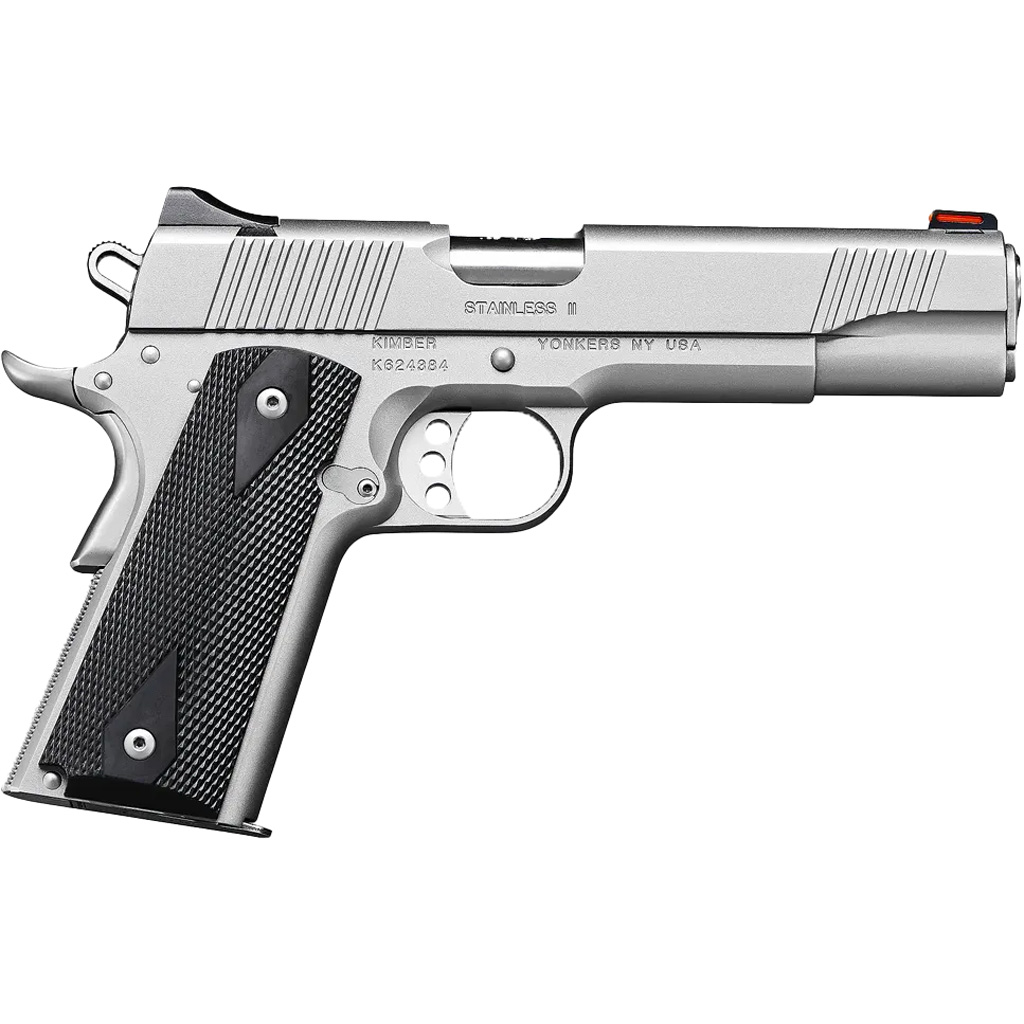 Kimber Custom II Pistol Bundle 45 ACP 5 in. Stainless Steel 8 rd. Holster 3 Mags