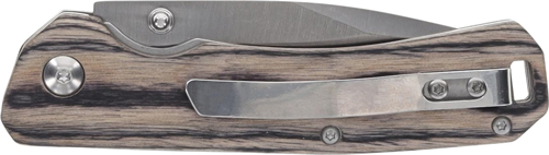UNCLE HENRY KNIFE UH FOLDER - 3" PAKKA WOOD/SS PROMO Q3 25'