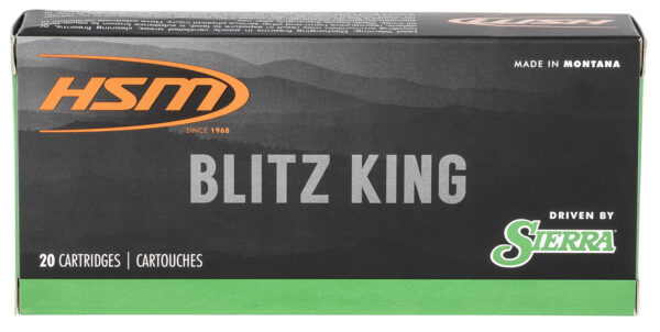 HSM 2225020N Varmint  22-250 Rem 55 gr Sierra BlitzKing 20 Per Box/ 25 Case
