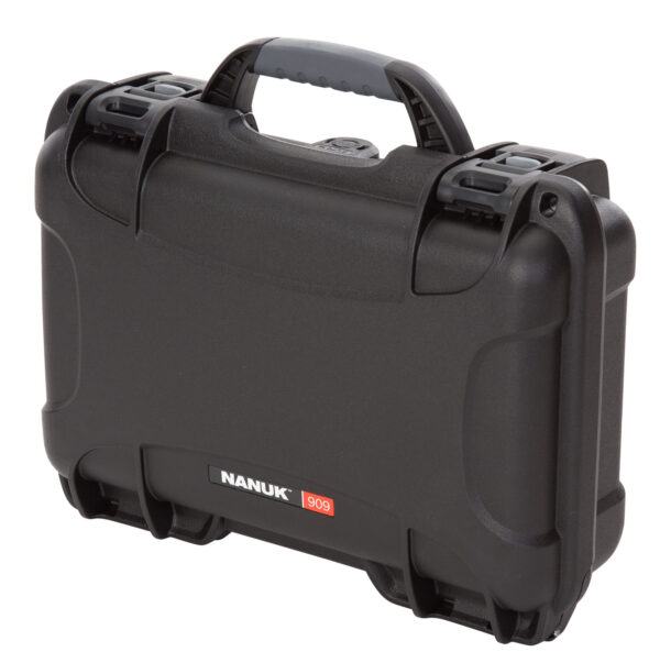 Nanuk 9091001 909  Waterproof Black Resin w/ Foam Padding&Airline Approved