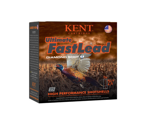 Kent Cartridge K122UFL426 Ultimate Fast Lead 12Gauge 2.75" 1 1/2oz 6Shot 25 Per Box/10 Case