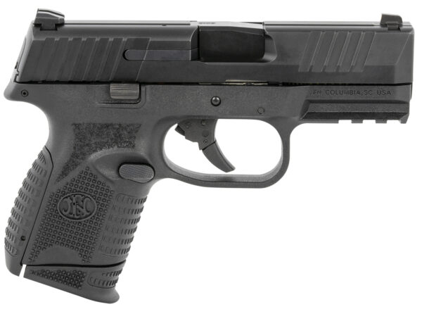 FN 66100816 509C  Steel Frame 9mm Luger 10+1, 3.70" Black Steel Barrel, Matte Black Serrated Stainless Steel Slide & Polymer Frame w/Picatinny Rail, Black Interchangeable Backstrap Grip, Ambidextrous