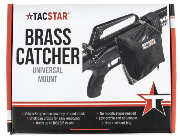 Lyman 1081245 Universal Brass Catcher Black Canvas Velcro Mount