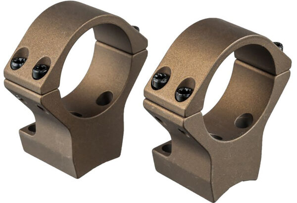 Talley HC750735 Scope Mount/Ring Combo  Burnt Bronze Aluminum 30mm Tube X-Bolt High Rings Short/Long Action 0 MOA