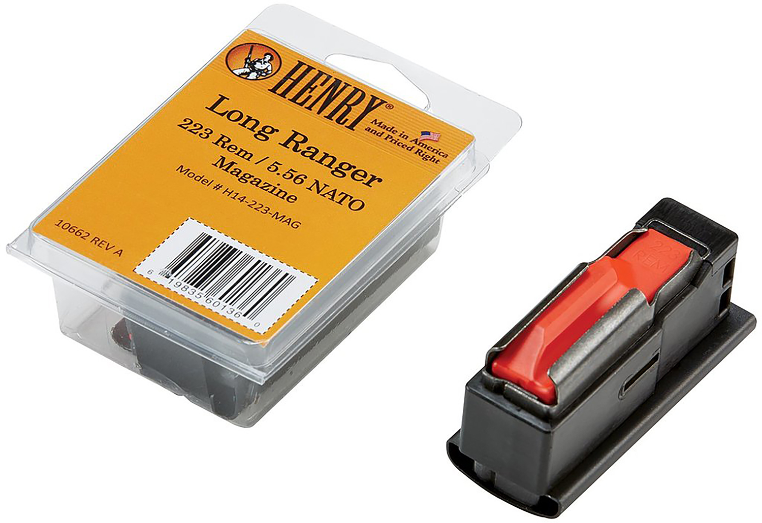 Henry H14223MAG Long Ranger 5rd 223 Rem Blued Steel