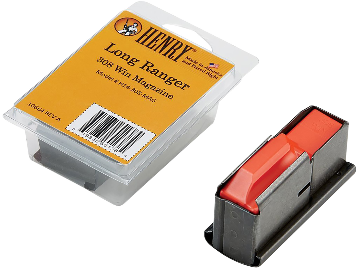Henry H14308MAG Long Ranger 4rd 308 Win Blued Steel