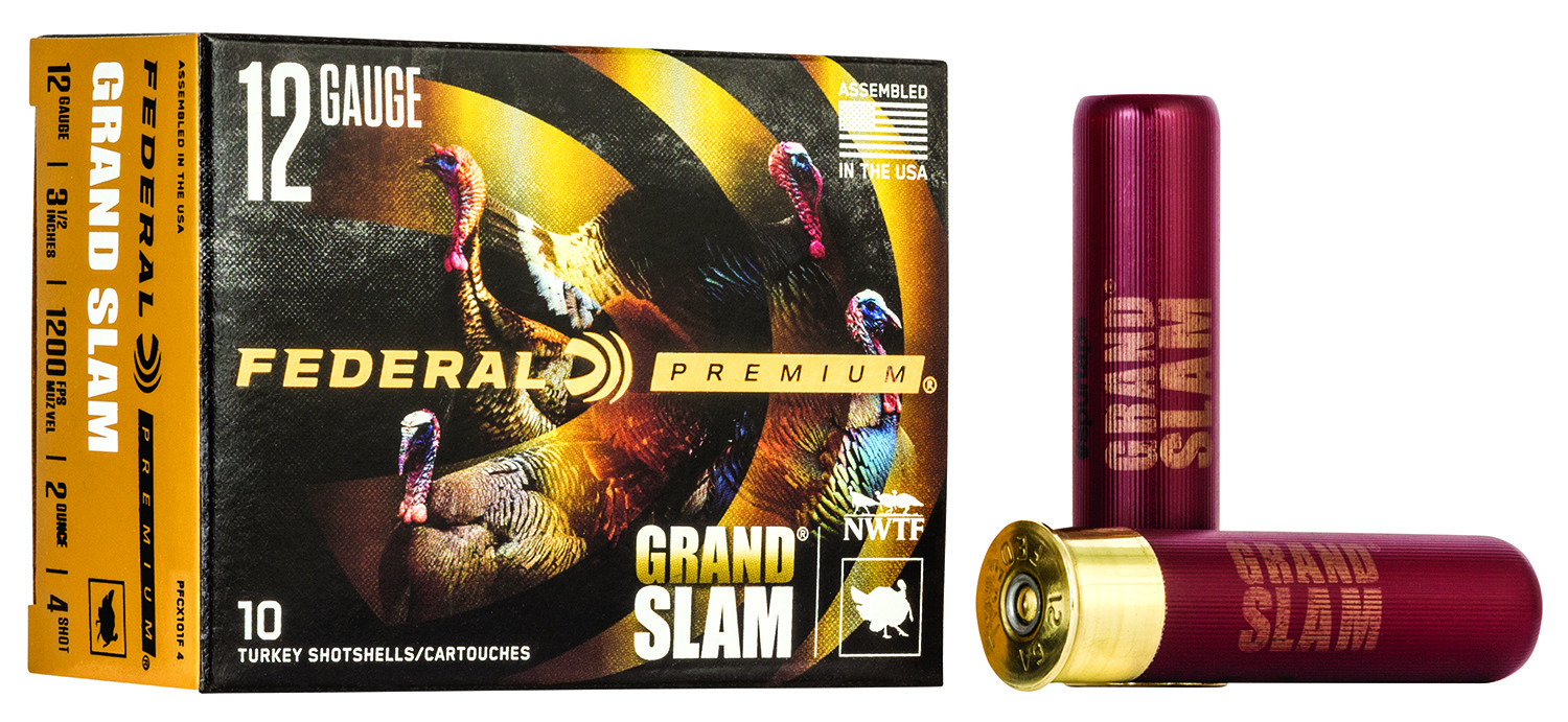 Federal PFCX139F4 Premium Grand Slam 12Gauge 3.50" 2oz 4Shot 10 Per Box/25 Case
