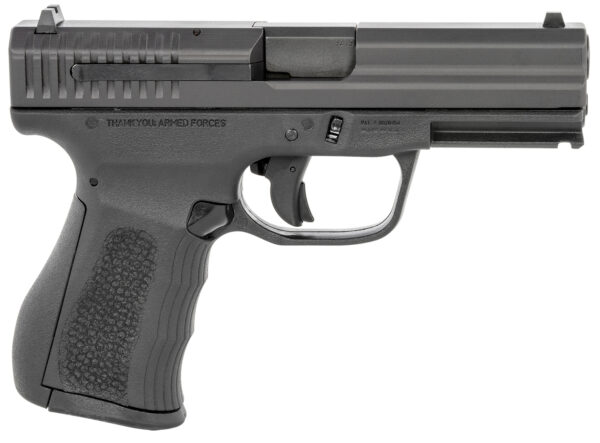 FMK G9C1G2BSS 9C1 G2 9mm Luger 14+1 4" Black Stainless Steel Barrel, Black Serrated Carbon Steel Slide, Black Polymer Frame w/Picatinny Rail, Black Backstrap Grip