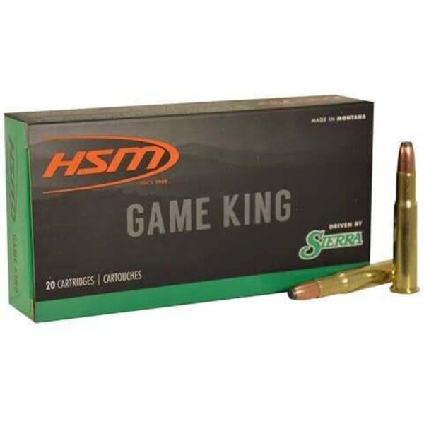 HSM Game King Rifle Ammunition 30-30 Win. Sierra Pro-Hunter 170 gr. 20 rd.