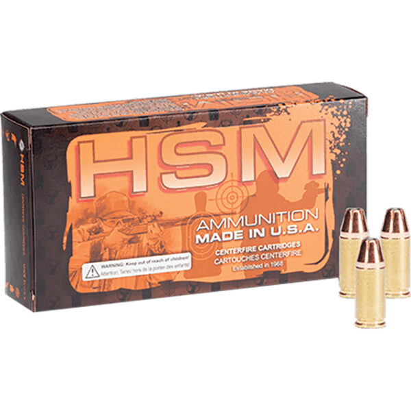 HSM Self Defense Handgun Ammunition 45 ACP HP Mag. 230 gr. 50 rd.