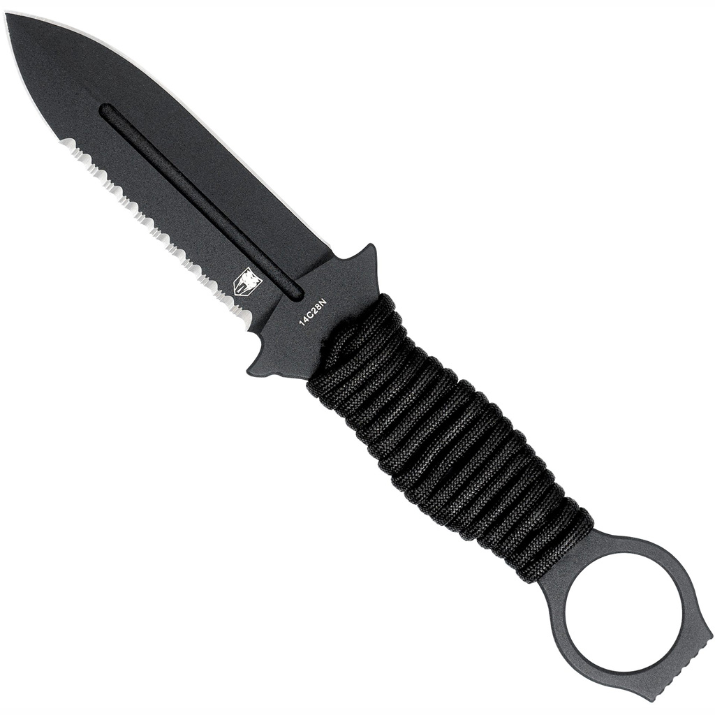 CobraTec Ringed Claymore Dagger Fixed Blade Black