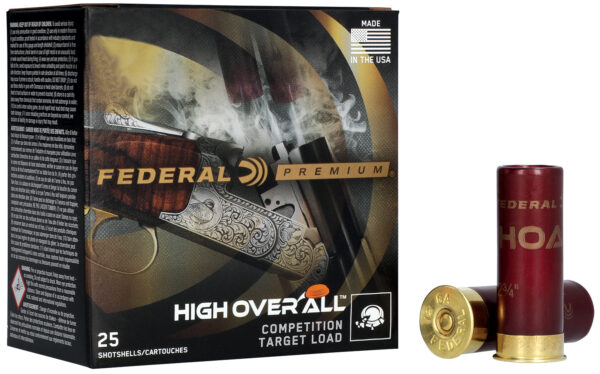 Federal HOA20H75 Premium High Over All 20Gauge 2.75" 7/8oz 7.5Shot 25 Per Box/10 Case