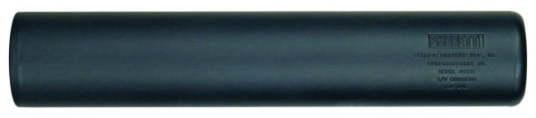 Barrett 18412 AM 338 made of Black Titanium with 1.80" Diameter, 9.90" OAL & 3/4"-24 tpi Thread Pattern for 338 Cal or Lower Includes Barrett Muzzle Brake Adaptor