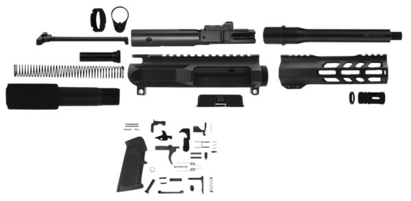TacFire  AR Build Kit  9mm Luger 7.50" Barrel Black for AR Platform