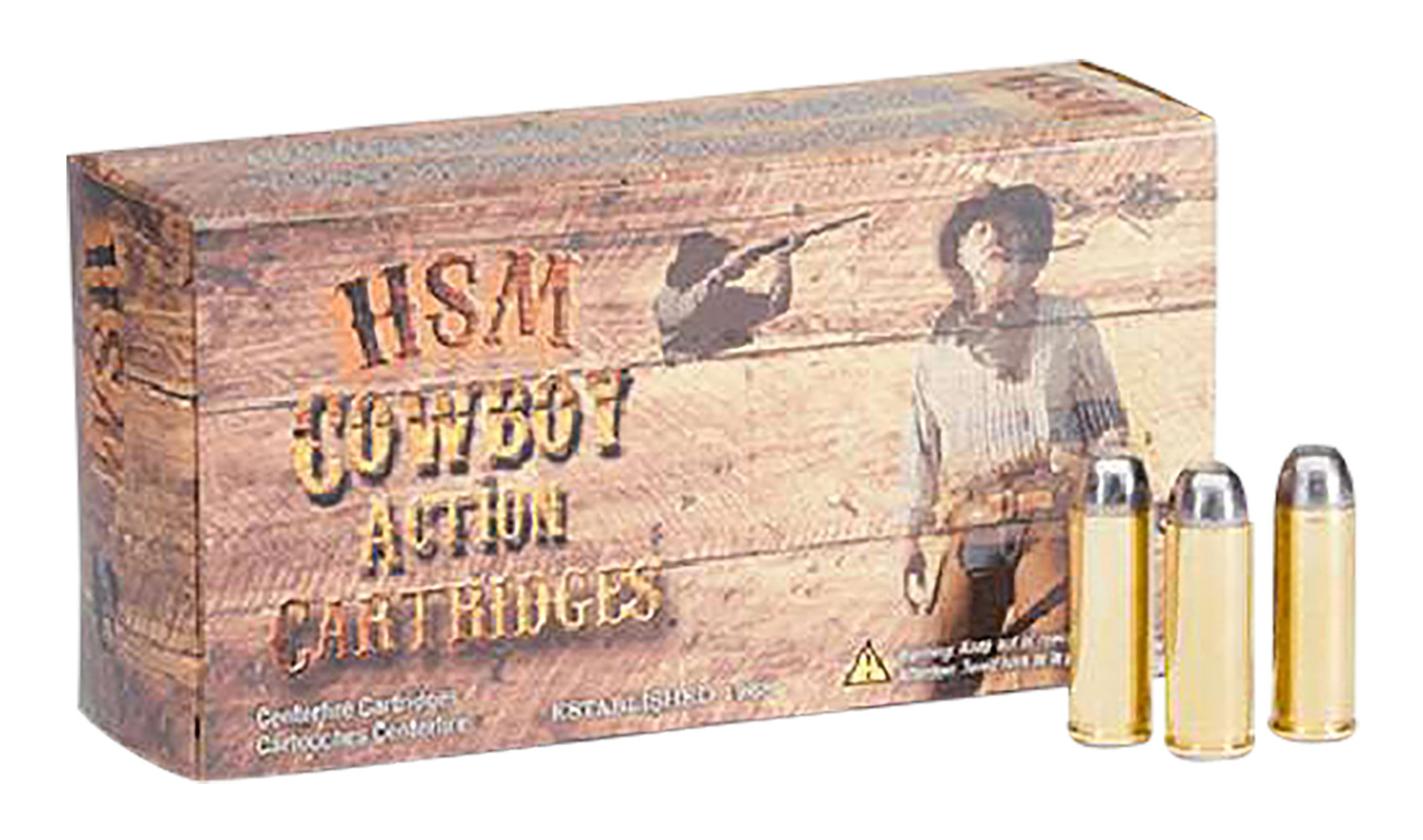 HSM 383N Cowboy Action 38 Special 148 gr Semi Wadcutter 50 Per Box/ 10 Case