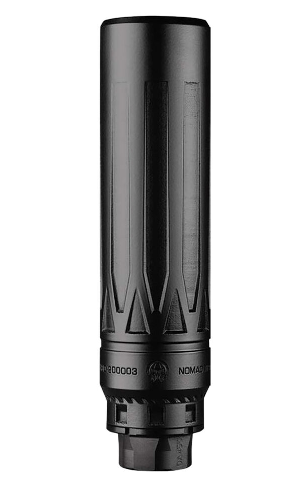 Dead Air NOMADTIXCDTBLK Nomad TI XC Black 7.62mm Silencer w/ Direct Thread 5/8-24 Hub Mount