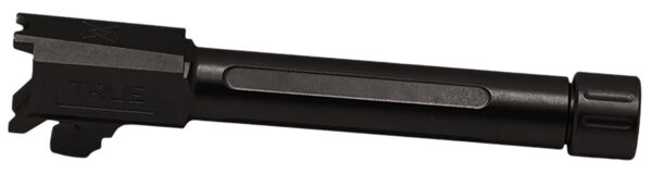 True Precision Inc TPSHCPBXTBL Springfield  9mm Luger 3.70" Threaded Black Nitride Stainless Steel, Fits Springfield Hellcat Pro